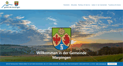 Desktop Screenshot of marpingen.de