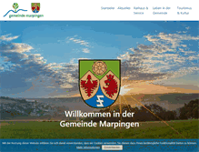 Tablet Screenshot of marpingen.de